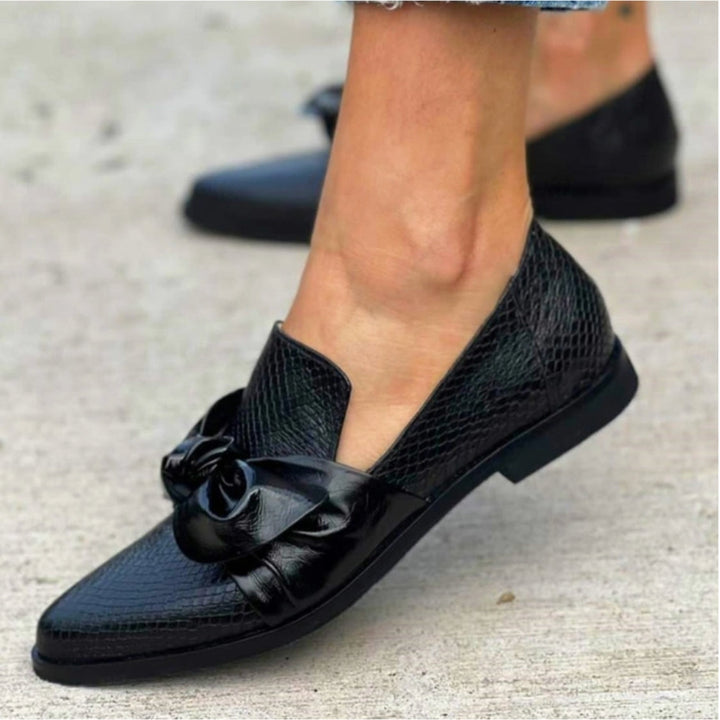 Valorine™ | Loafers med Slipsdetalj