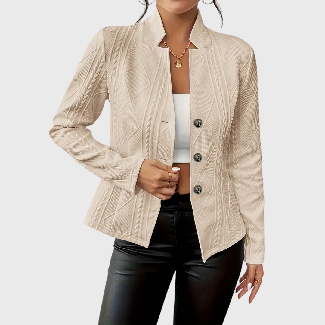Valorine™ | Elegant Kavaj med Struktur