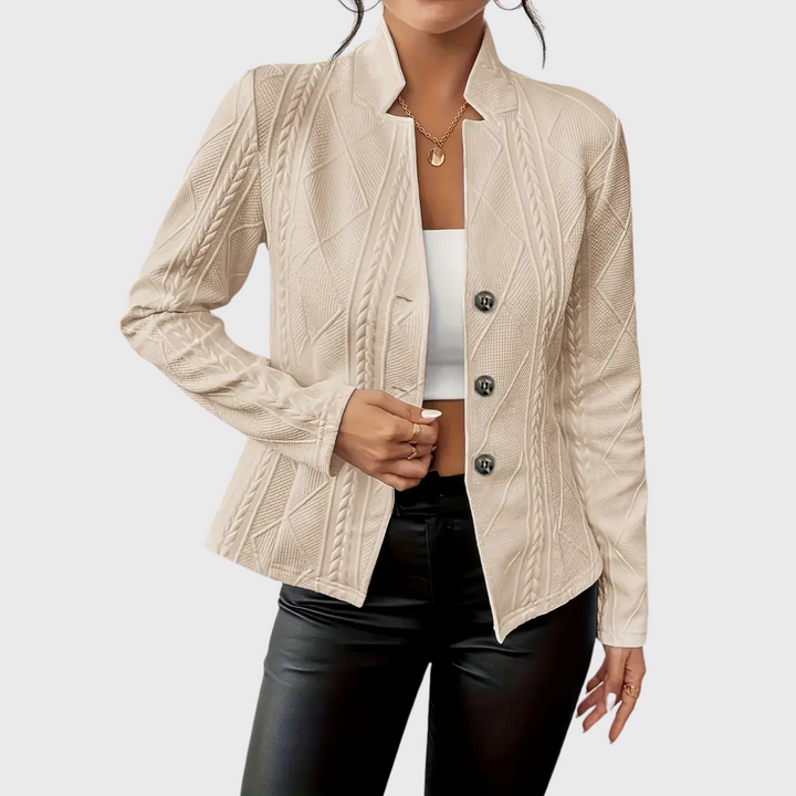 Valorine™ | Elegant Kavaj med Struktur