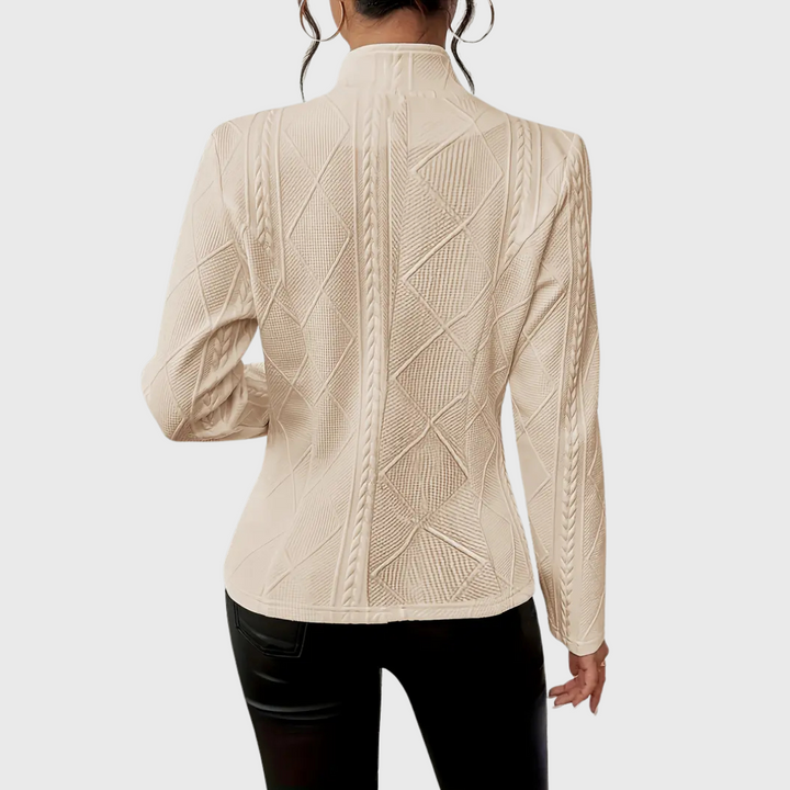 Valorine™ | Elegant Kavaj med Struktur