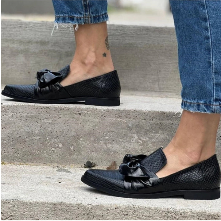 Valorine™ | Loafers med Slipsdetalj