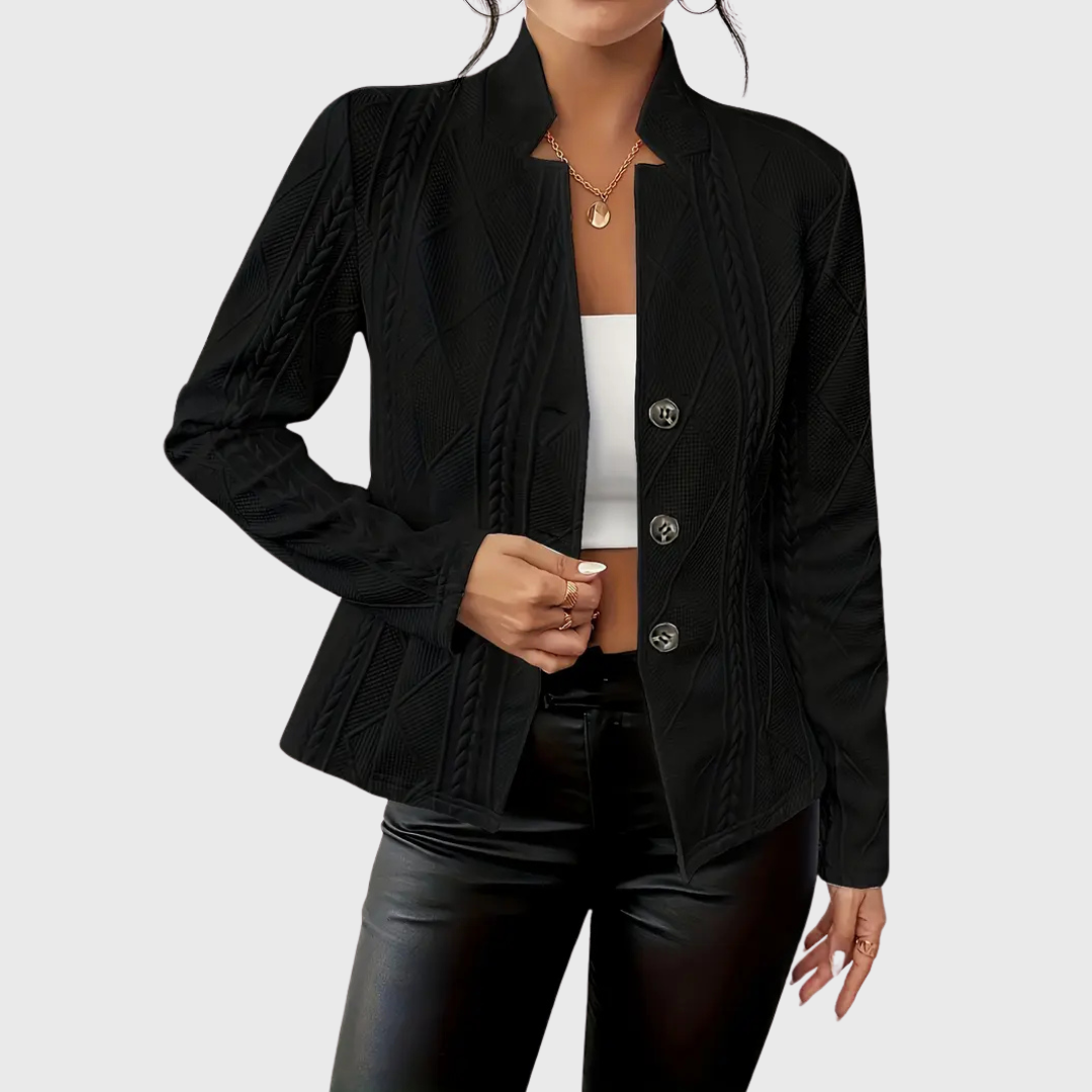 Valorine™ | Elegant Kavaj med Struktur