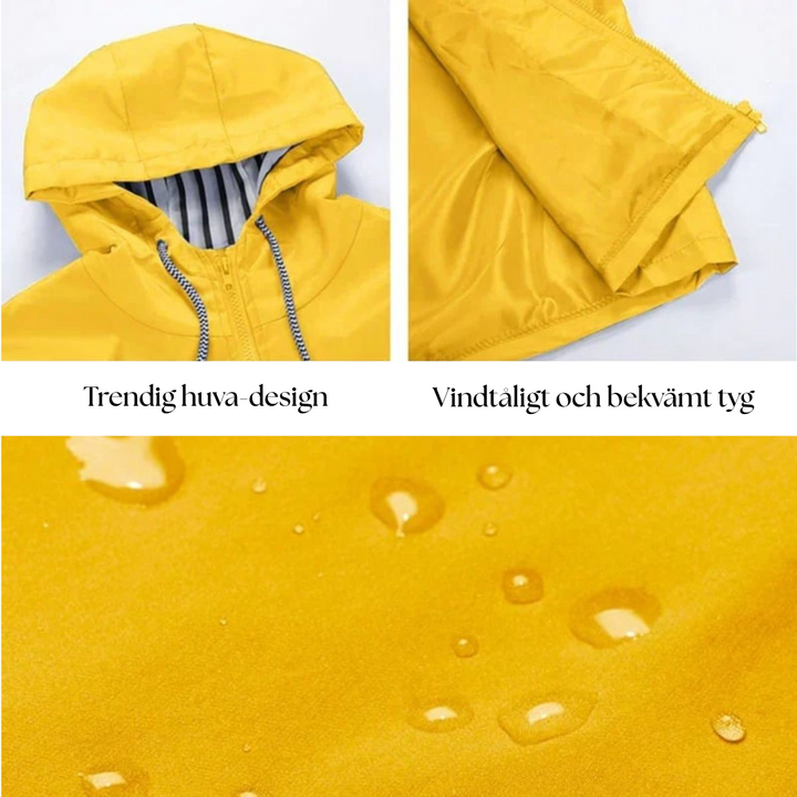 Valorine™ | Vattentät Jacka - Elegant Design & Ultralätt Komfort för Alla Väder