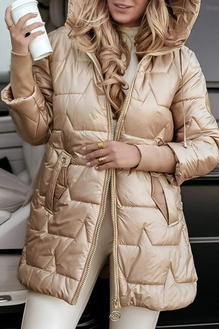 Valorine™ | Elegant vinterrock med huva och vaddering