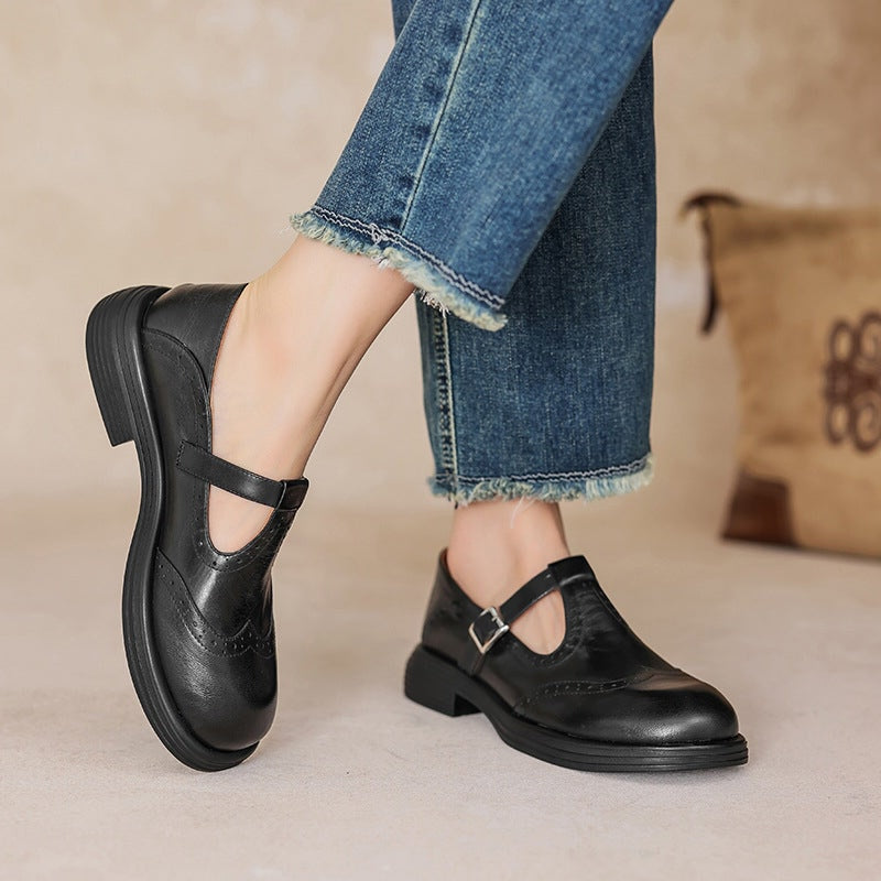 Valorine™ | Eleganta Mary Janes i Läder