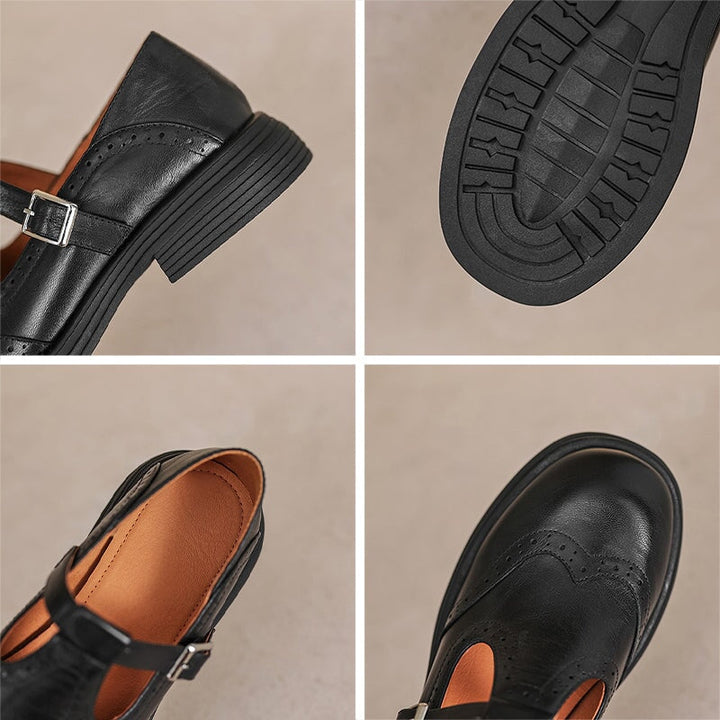 Valorine™ | Eleganta Mary Janes i Läder