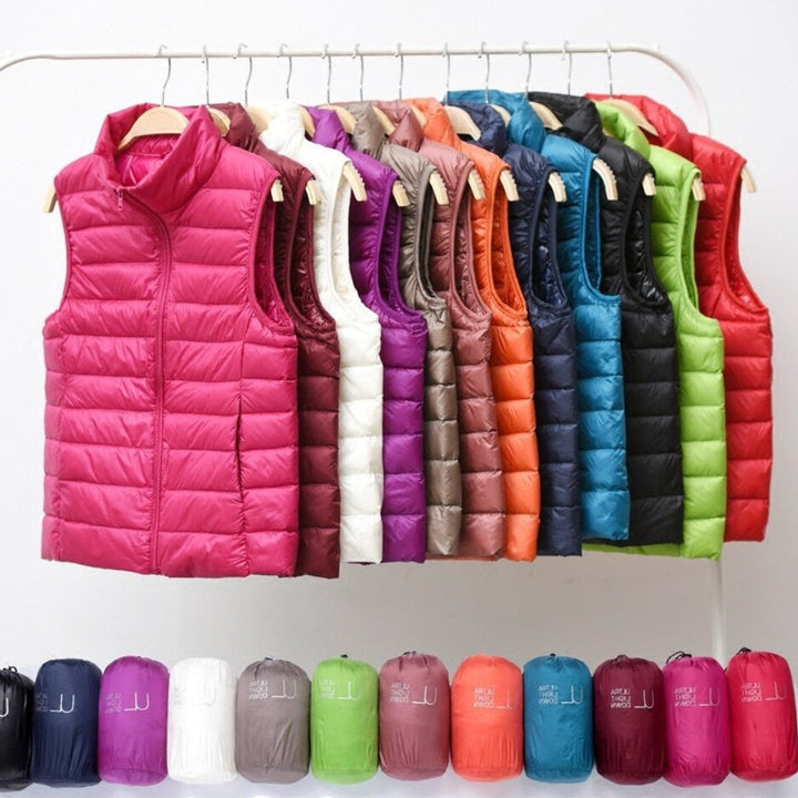 Valorine™ | Ny Västar med Vita Andfjärdar